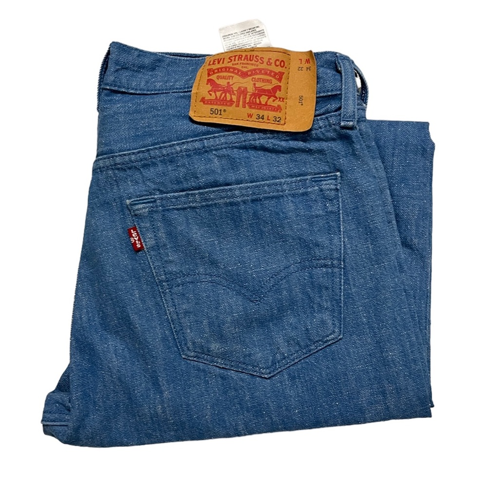 Levi’s White Oak Cone Mill STF 501s size 34 x 32.